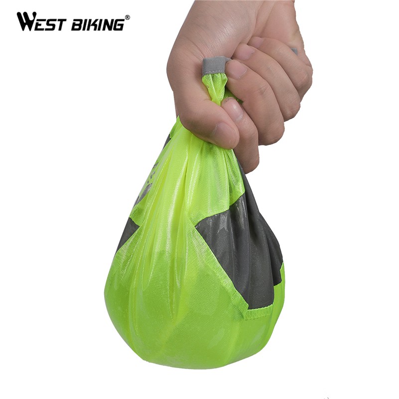 Bọc mũ bảo hiểm xe đạp WEST BIKING chống nước chống bụi phản quang