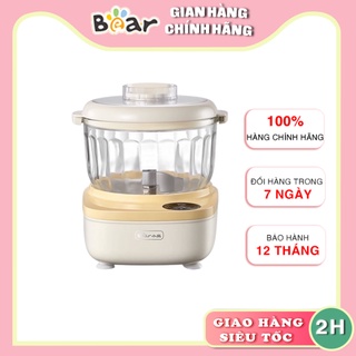 Máy nhào bột đánh bột và trộn bột đa năng mini bear hmj - a20e1 bếp nhà bear