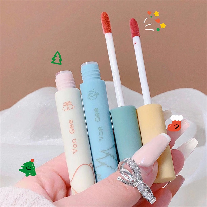 Abpopa VON GEE® Son Môi Chất Satin Chống Thấm Nước Chất Lượng Cao