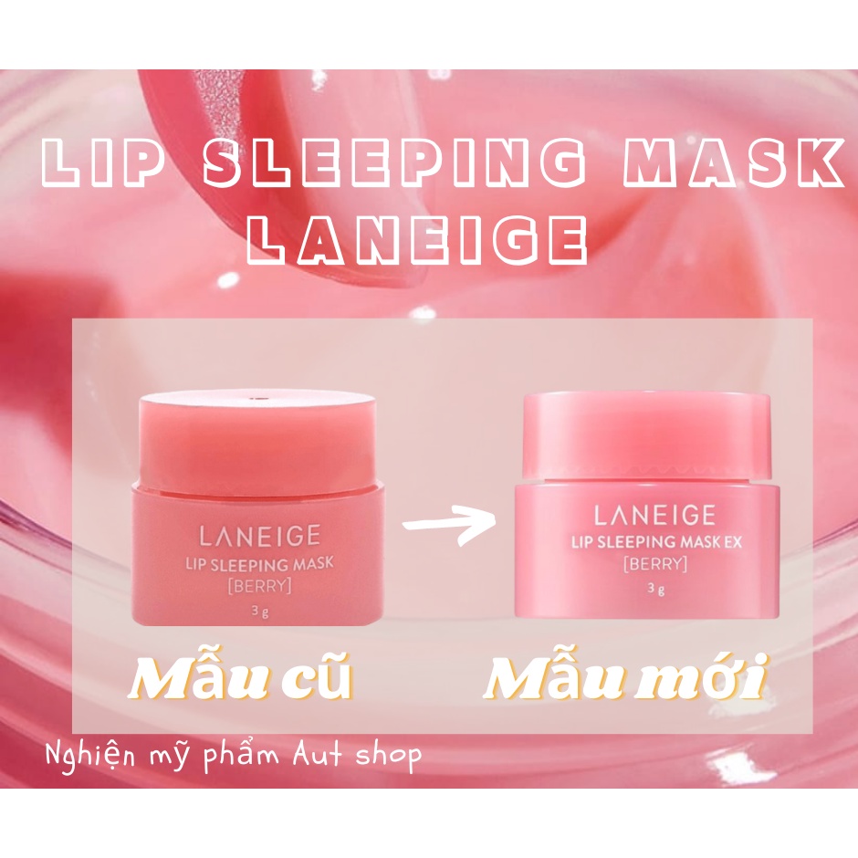 {Mini size} Mặt nạ ngủ cho môi Laneige Lip Sleeping Mask Berry 3g