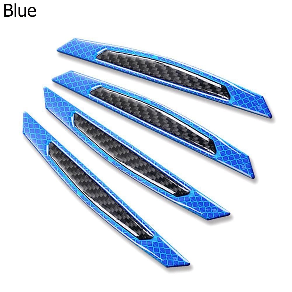 Bộ 4 Miếng Dán Phản Quang Bảo Vệ Viền Bánh Xe Chống Va Chạm Chất Lượng Cao