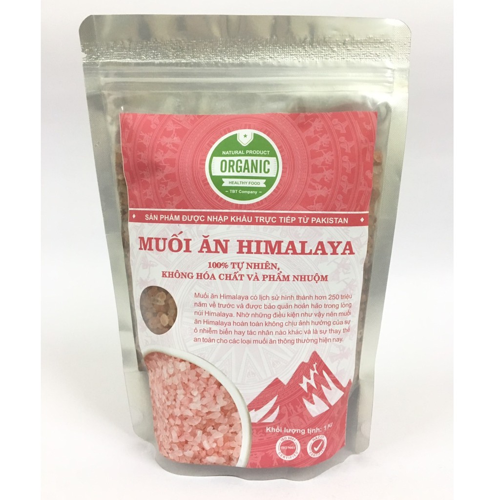 Muối Hồng Himalaya Nhập Khẩu Pakistan MH002 Bibemart