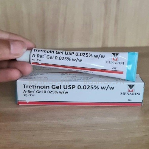 Kem Tretinoin Chống Lão Hóa, Giảm Mụn Ấn Độ MENARINI TRETINOIN GEL USP 0,025% - 20g