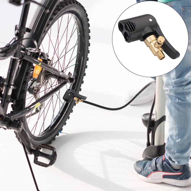 Mâm cặp khí nén 2 trong 1 sử dụng nối kẹp van ống bơm đa năng chuyên dụng dành cho lốp xe ô tô