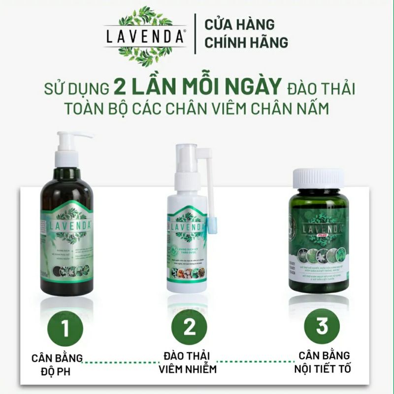 Combo 3 sản phẩm Lavenda