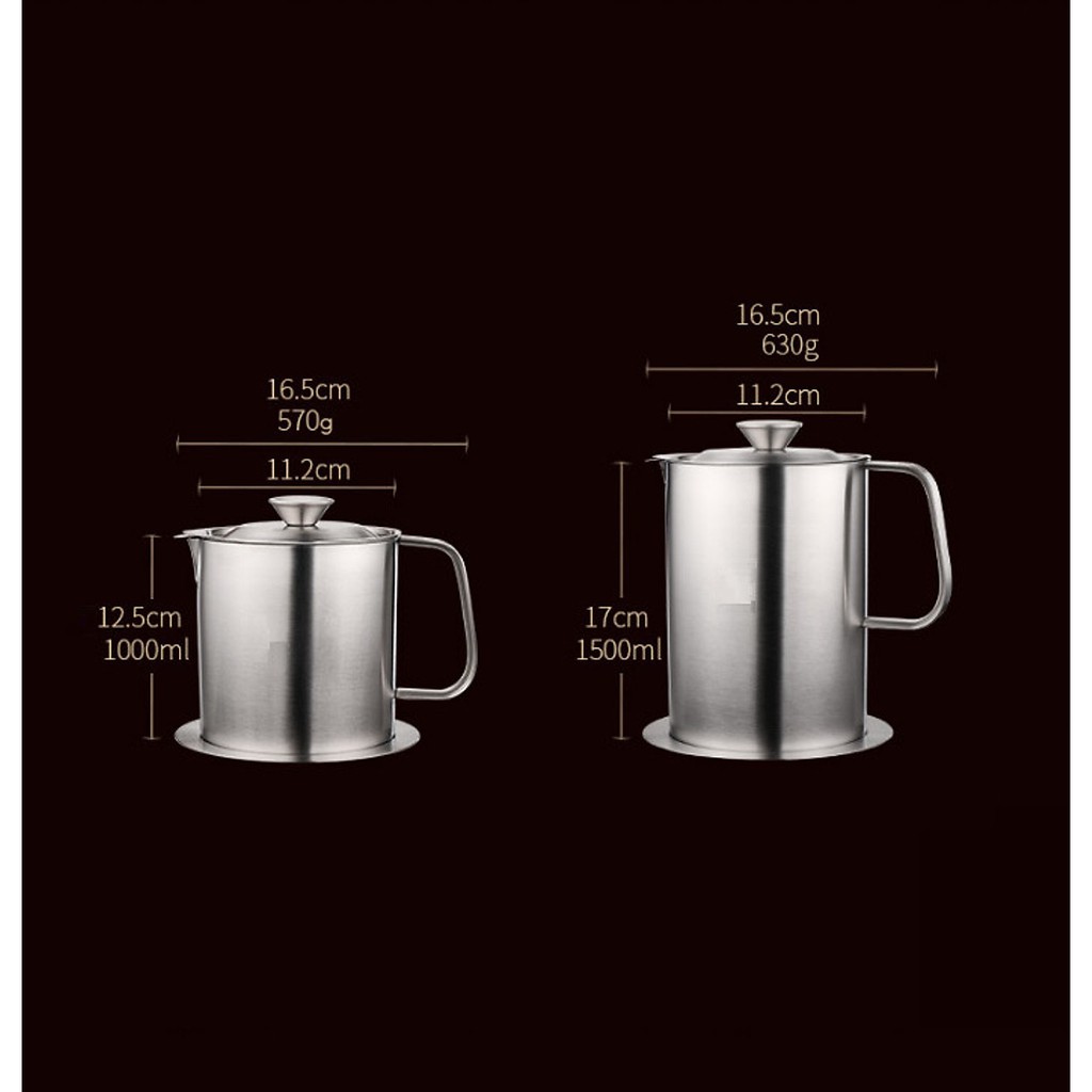CA LỌC DẦU INOX 304