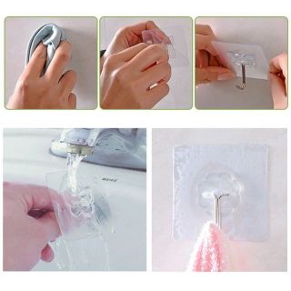 [SALE XẢ KHO] 1 Chiếc Móc Dán Tường Siêu Chịu Lực, Siêu Dính
