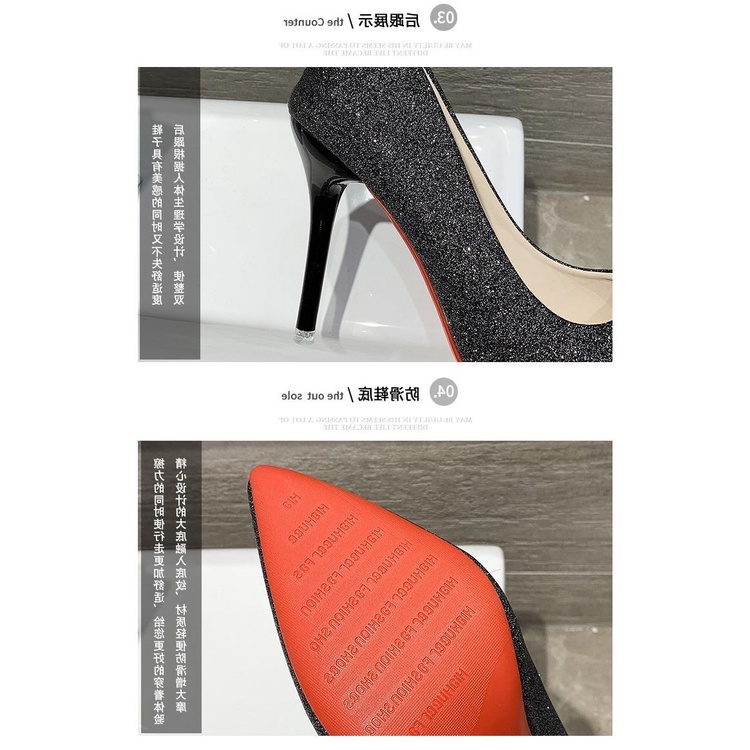 Giày cao gót cỡ lớn 35-45 44 43 42 thời trang cho nữ