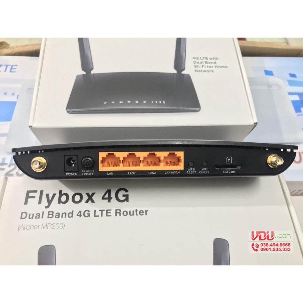 Modem Wifi 4G TP-Link Archer MR200 - Băng Tần Kép AC750 | BigBuy360 - bigbuy360.vn