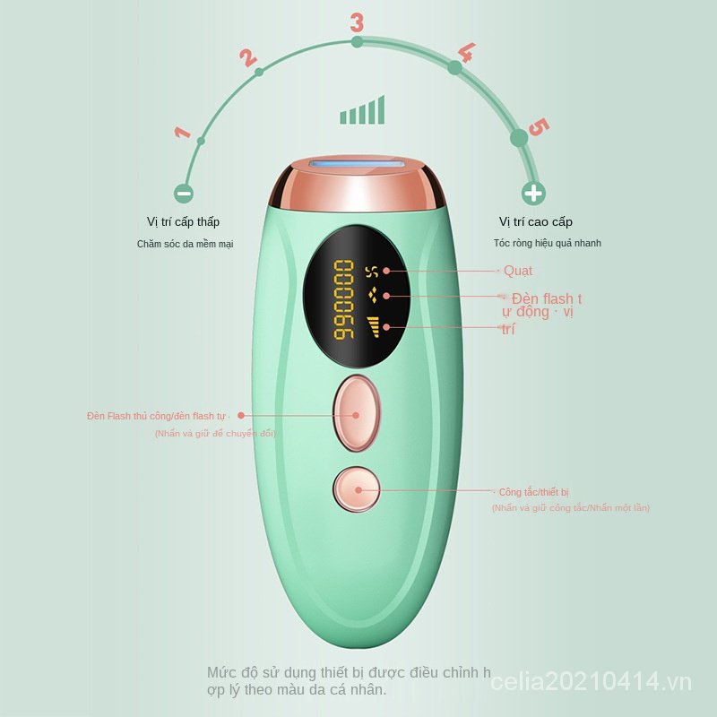 [Hàng mới về] Máy tẩy lông toàn thân sử dụng tại nhà tiện lợi
