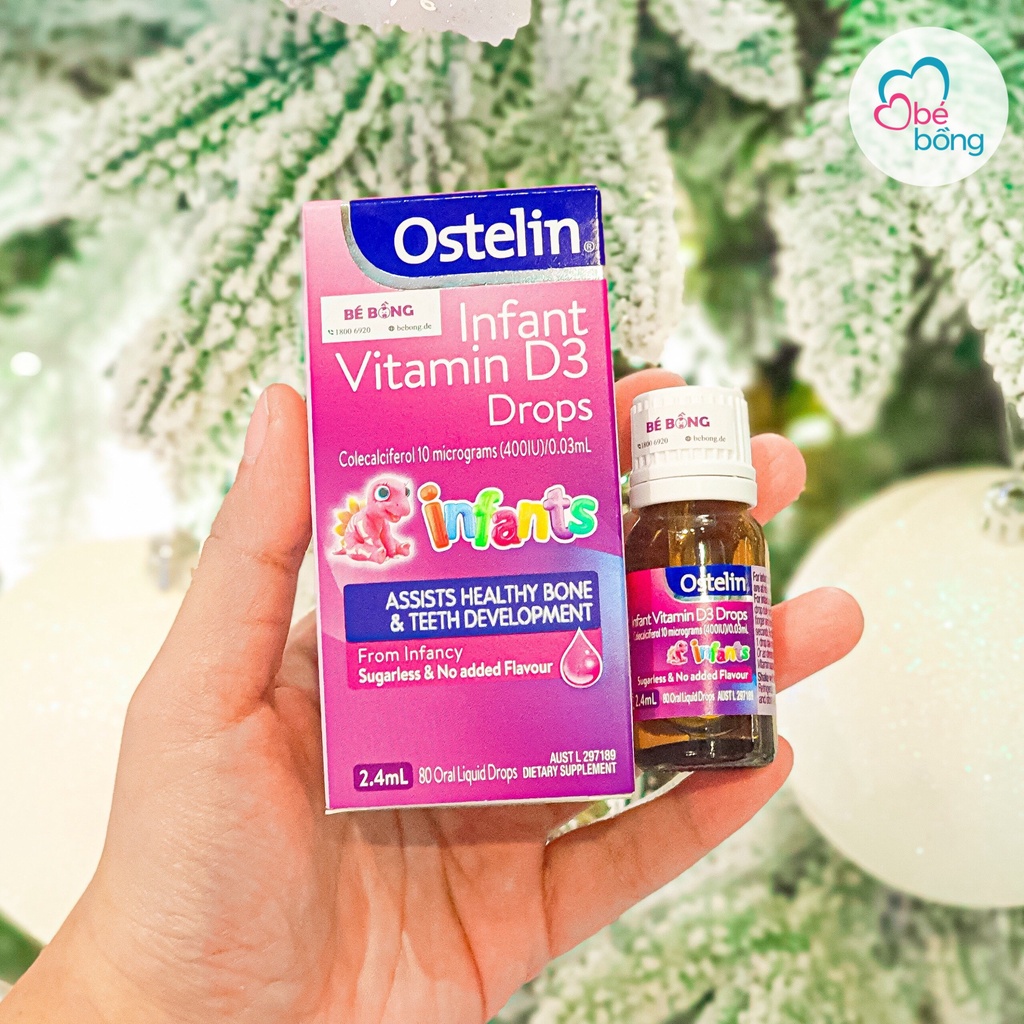 Vitamin D3 Drops for Infant Ostelin Úc 2.4ml