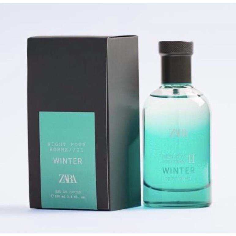 Set 2 chai Nước Hoa Zara Nam Night Pour Homme II &  night winter II