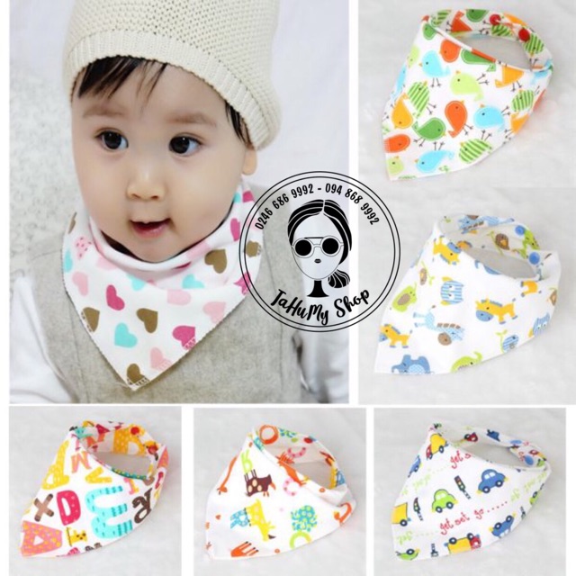 Khăn tam giác cotton