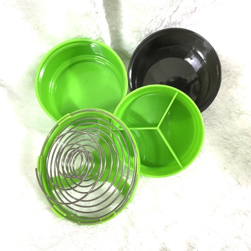 Bình lắc tập gym 500ml, chuyên gym, có khay bột whey, bình shaker