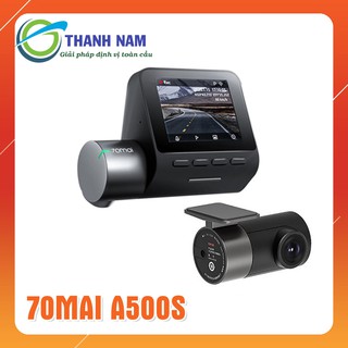 Camera hành trình Xiaomi 70mai Dash Cam Pro Plus A500S 2 mắt trước sau. Cam kết chuẩn hãng, Bảo hành 12 tháng