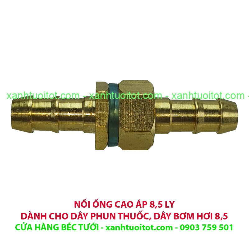 Bộ 2 cái NỐI ỐNG ÁP LỰC 8,5 LY DÀNH CHO DÂY TƯỚI PHUN THUỐC HAY BƠM HƠI ÁP CAO