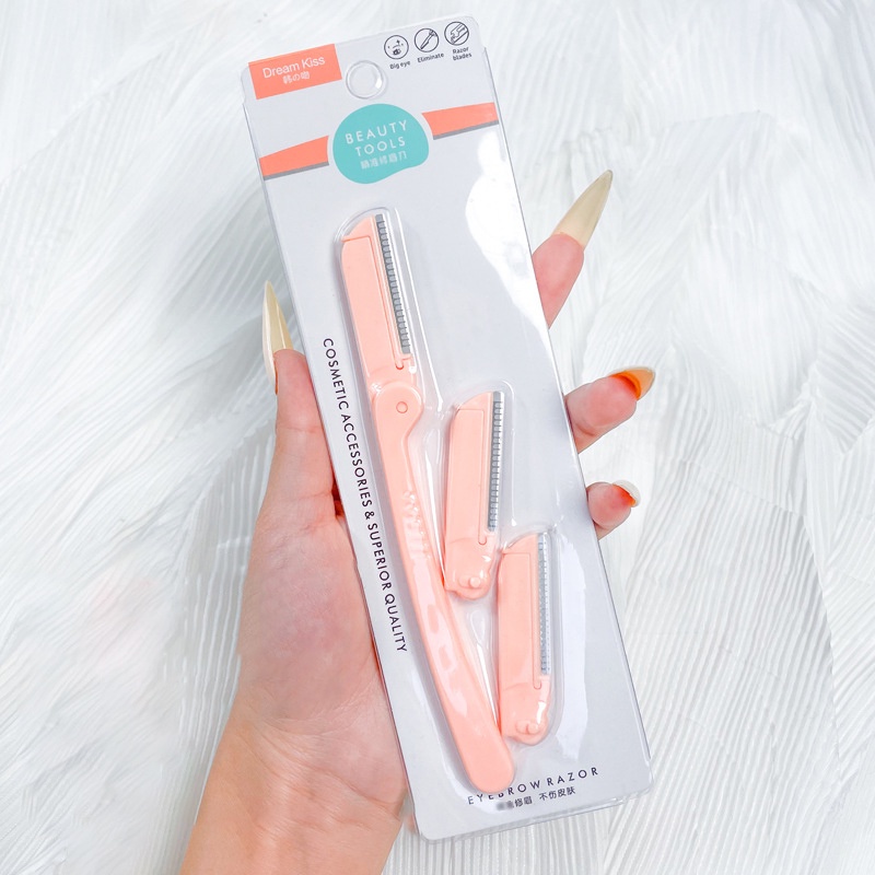 READY STOCK Folding eyebrow trimming  female beginner safety type free replacement professional eyebrow trimming  set uniq | BigBuy360 - bigbuy360.vn
