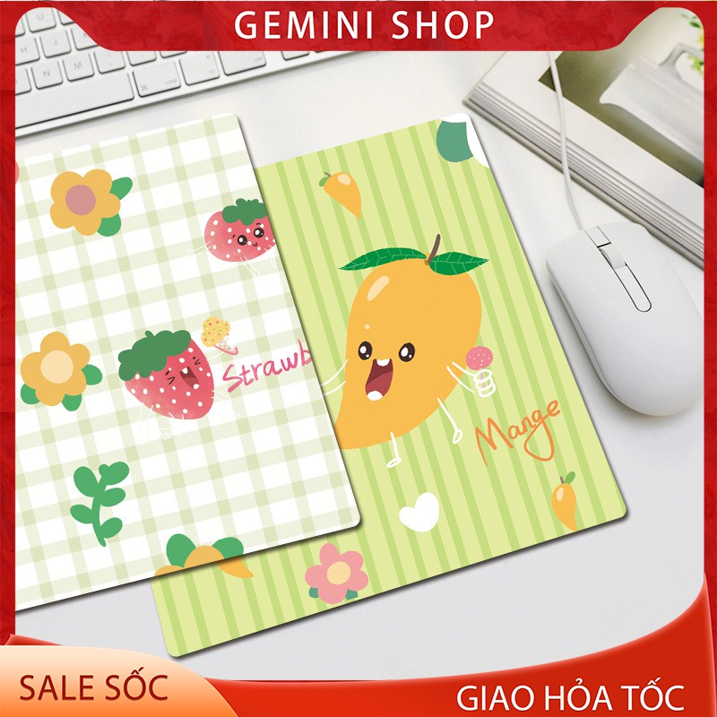 Miếng Lót chuột dễ thương họa tiết cute LC24 Cao su Bàn di tấm di Pad chuột giá rẻ GEMINI SHOP