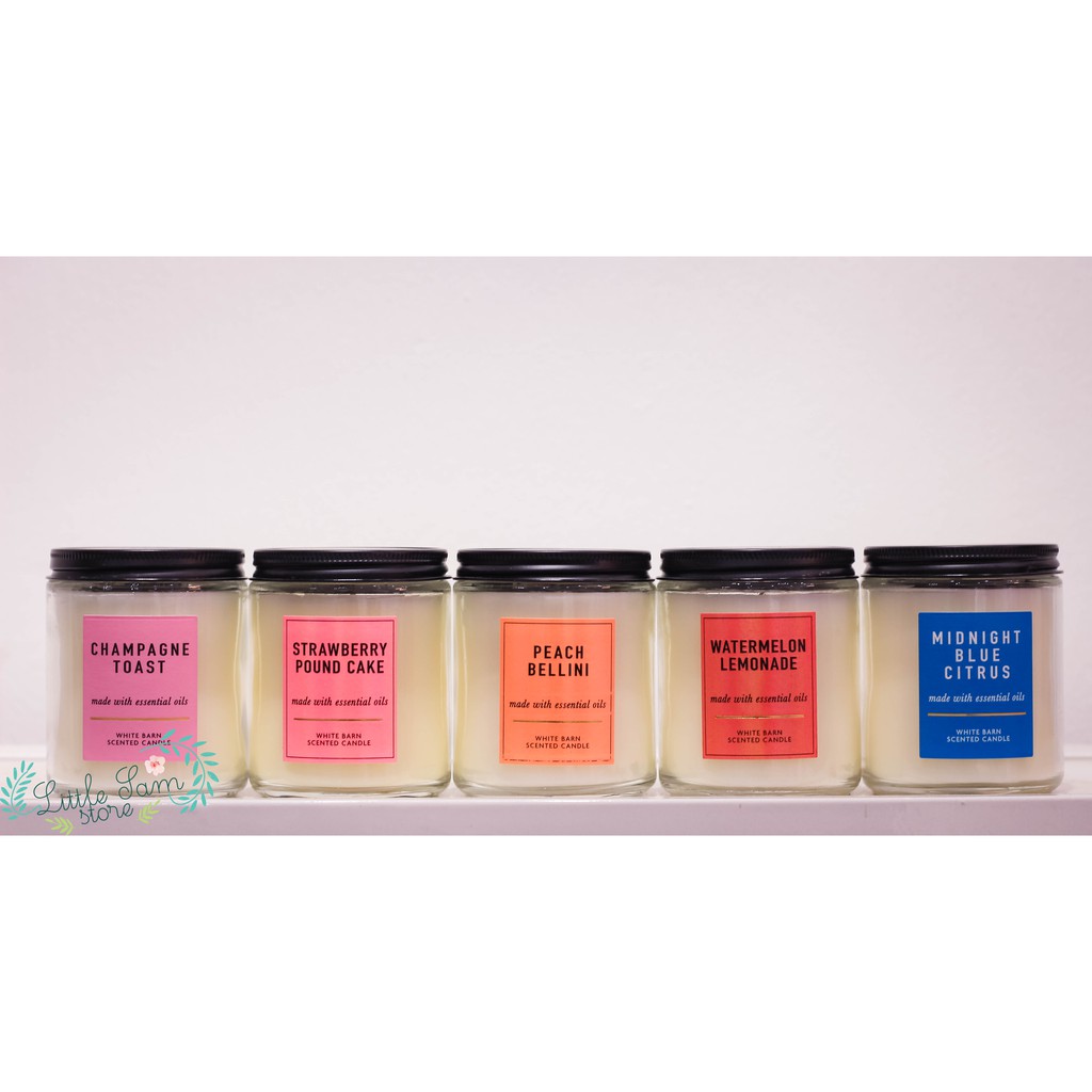 Nến thơm Bath and body works size medium single wick 198gr