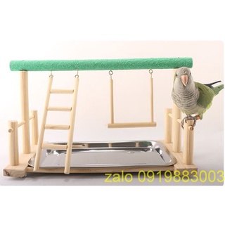 Cầu Đứng Cho Vẹt Bằng Gỗ