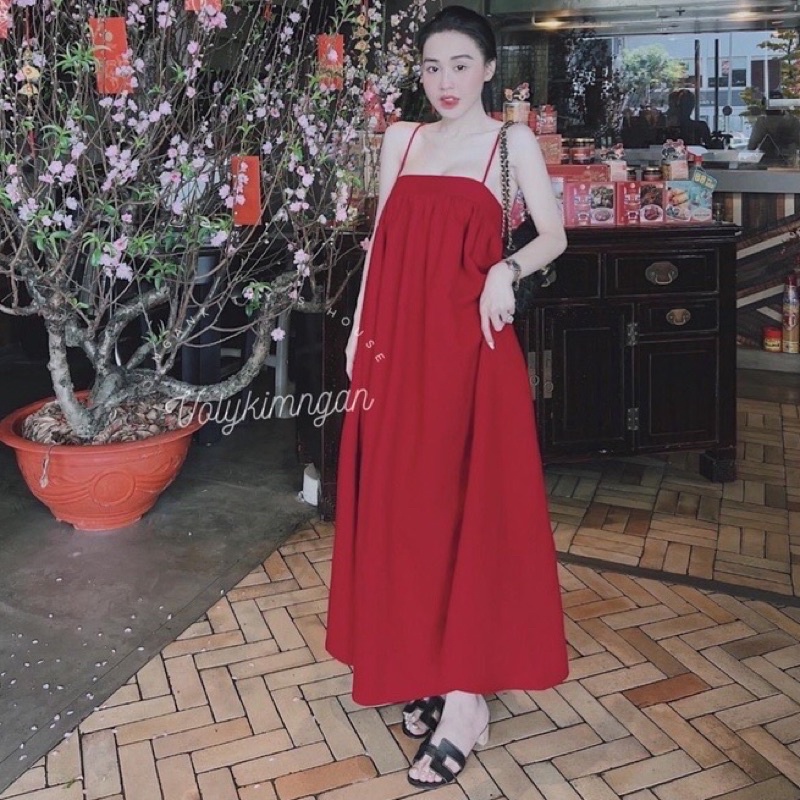 Đầm maxi 2 dây