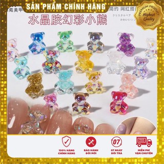 Set gấu nhũ gắn móng siêu đáng yêu