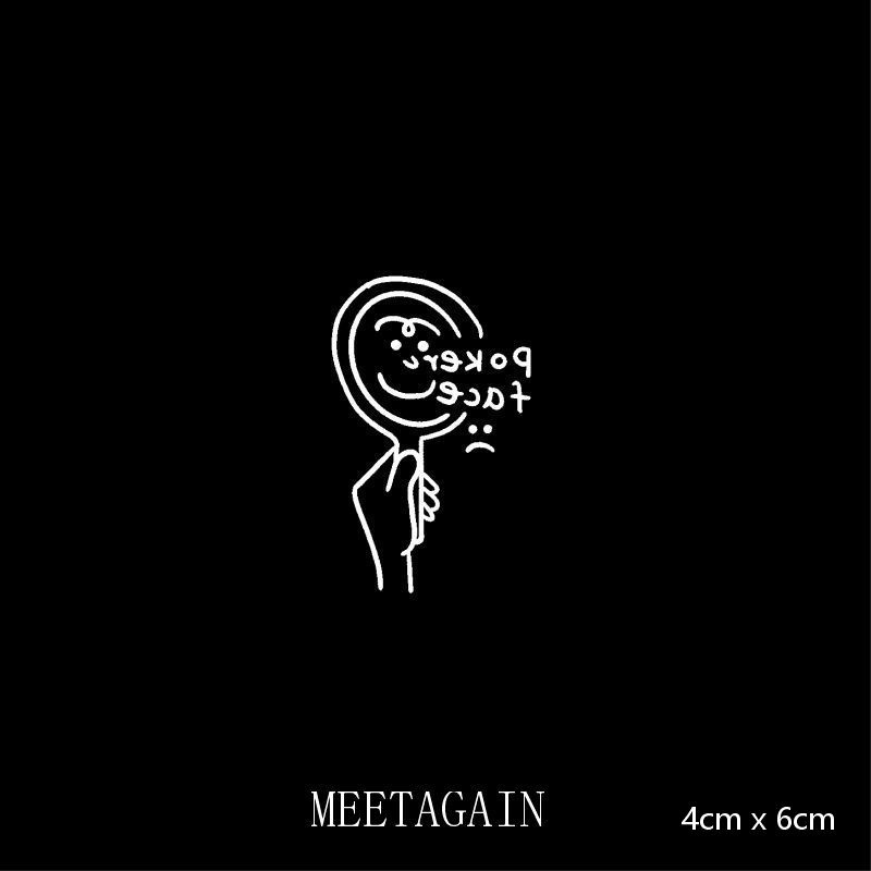 Hình xăm dán tạm thời chống nước 4cm x 6cm 15 ngày S-022