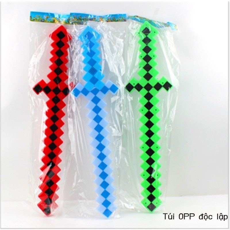 Đồ chơi kiếm Minecraft phát sáng✨ có nhạc giá rẻ