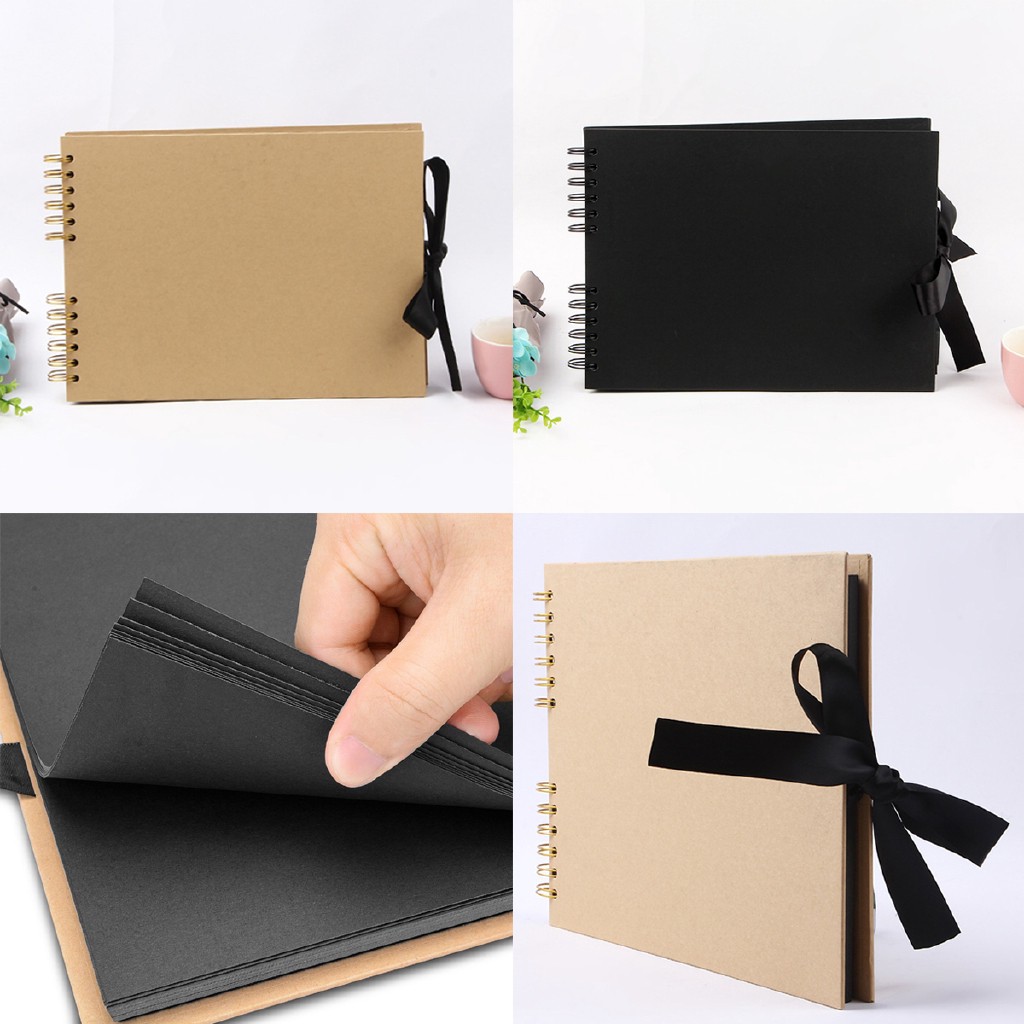 Album đựng ảnh bằng giấy đen