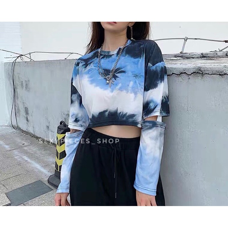 top loang xanh nối tay