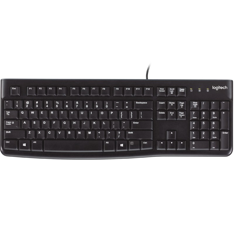 Bàn phím có dây Logitech K120 - Bảo hành chính hãng 36 Tháng