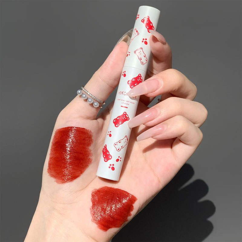 Son kem lì HERORANGE mịn mướt Light Velvet Mist Lip Glaze lâu trôi Light Silky Soft Velvet Lip Gloss HERO06 HERO32