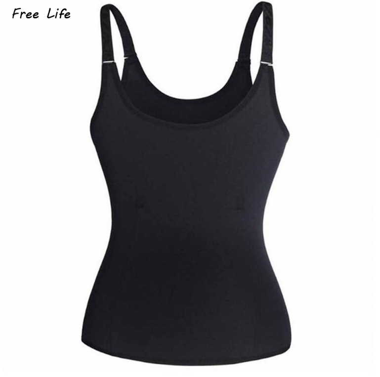 Free Life Áo Nịt Bụng 3 Lớp Có Dây Kéo Dành Cho Nữ