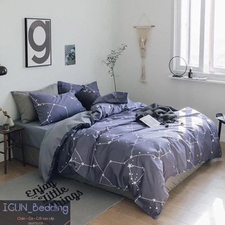 Bộ 12 TRÒM SAO set chăn ga gối COTTON HÀN SỊN 100% HÀN QUỐC