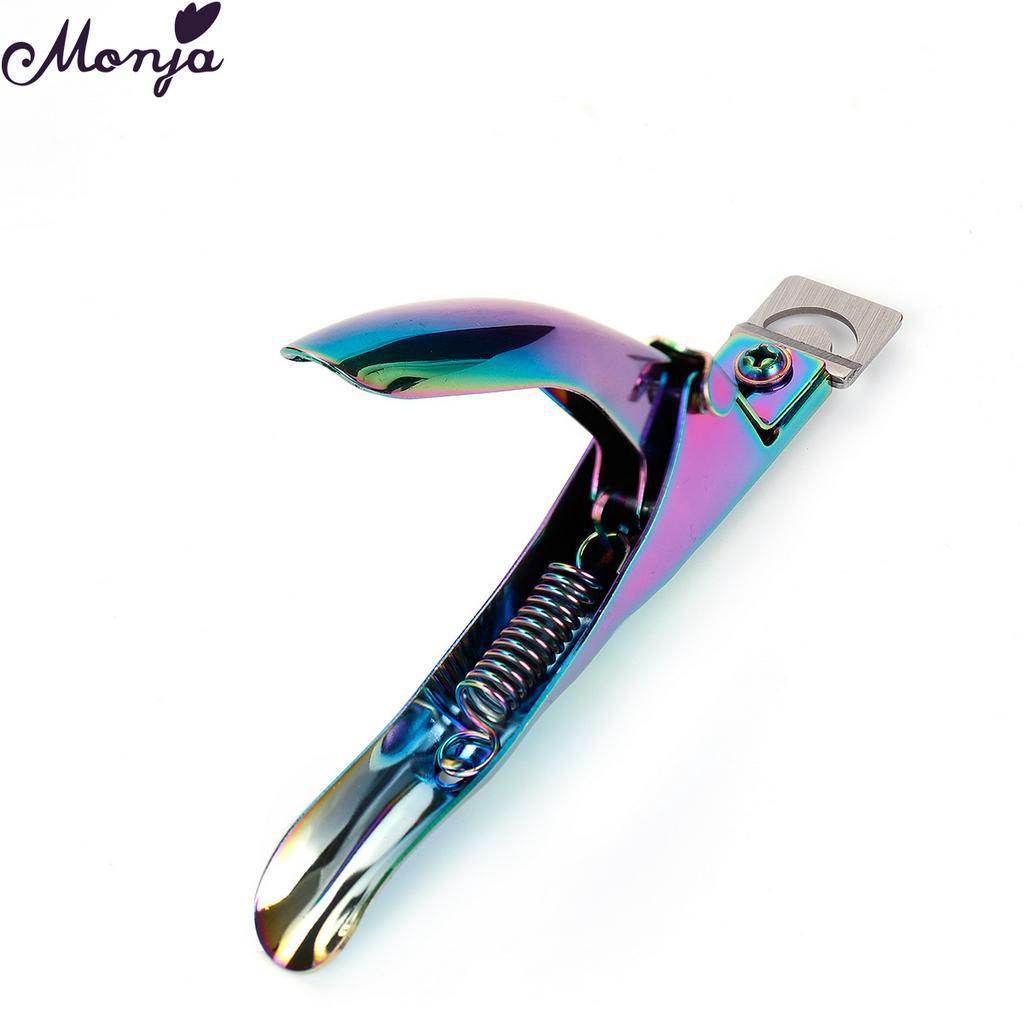 MONJA Kìm bấm móng tay chữ U chất liệu thép không gỉ DIY 3 màu tuỳ chọn