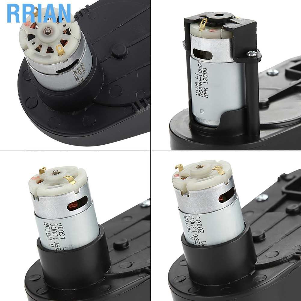 Rrian RS390 Electric Motor Gearbox 6V/12V 12000-20000RPM for Kids Car Toy