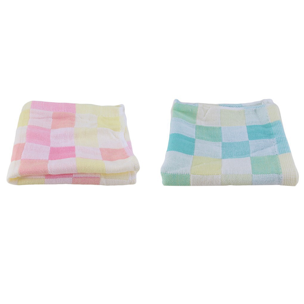 Khăn vuông bằng vải cotton dùng cho tay và mặt của trẻ 28 * 28cm