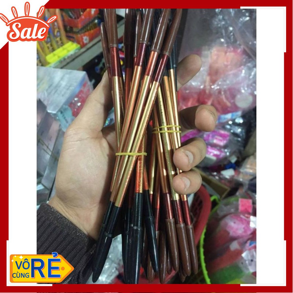 Chì kẻ mày nâu đen 2 đầu