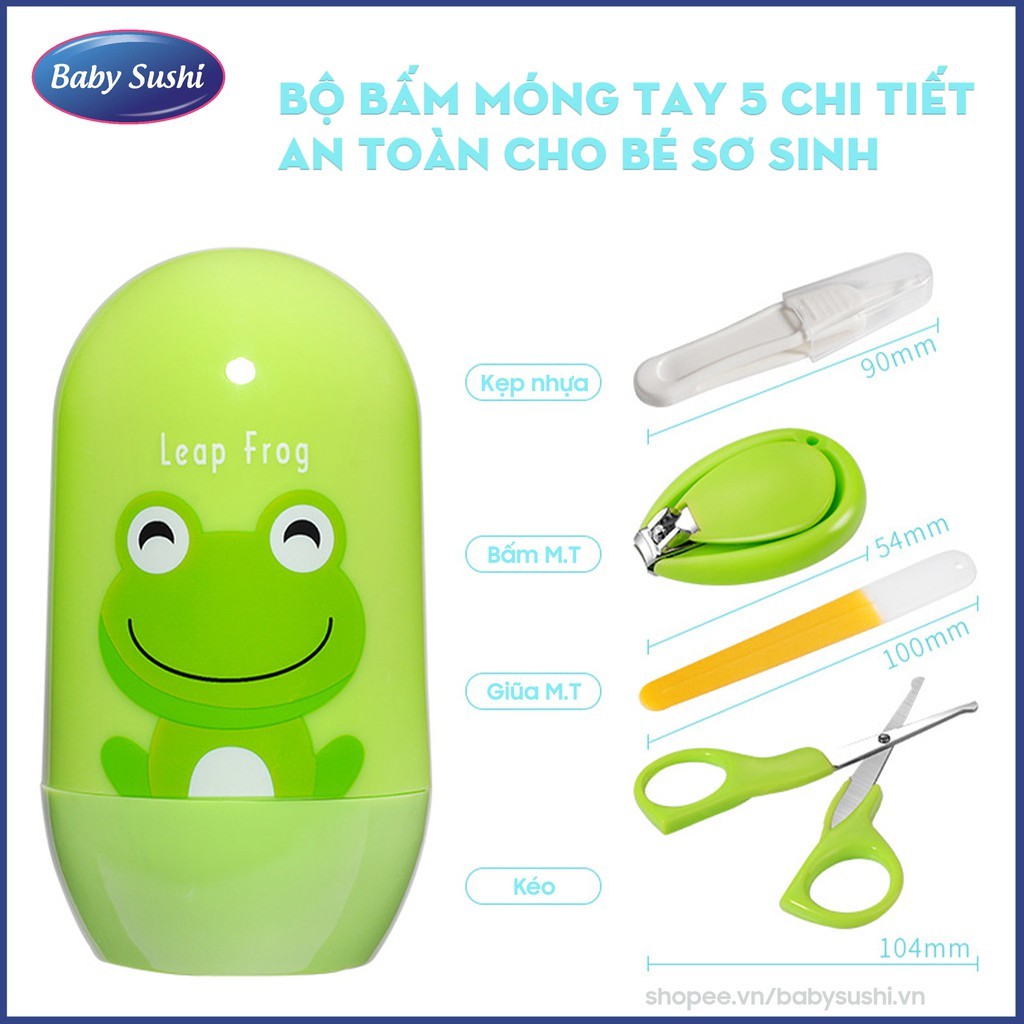 Bộ bấm móng tay 5 chi tiết an toàn cho bé sơ sinh