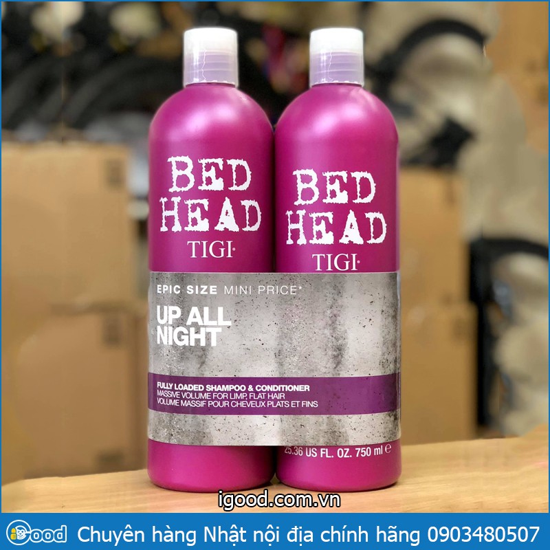 Cặp gội xả Tigi Bed Head 750ml hàng UK