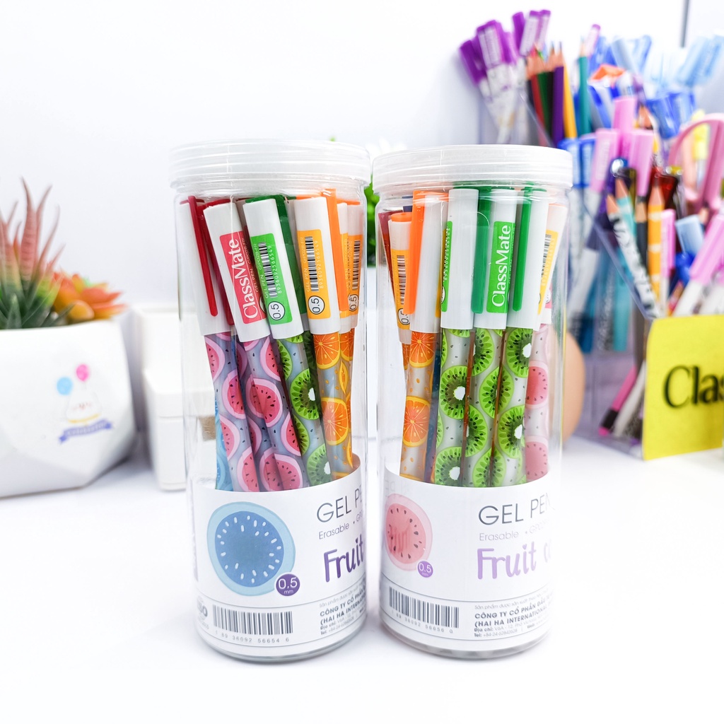 Bút Mực Gel Xóa Được CLASSMATE Nhiều Màu An Toàn Không Độc Hại Ngòi 0.5 GP02-FR