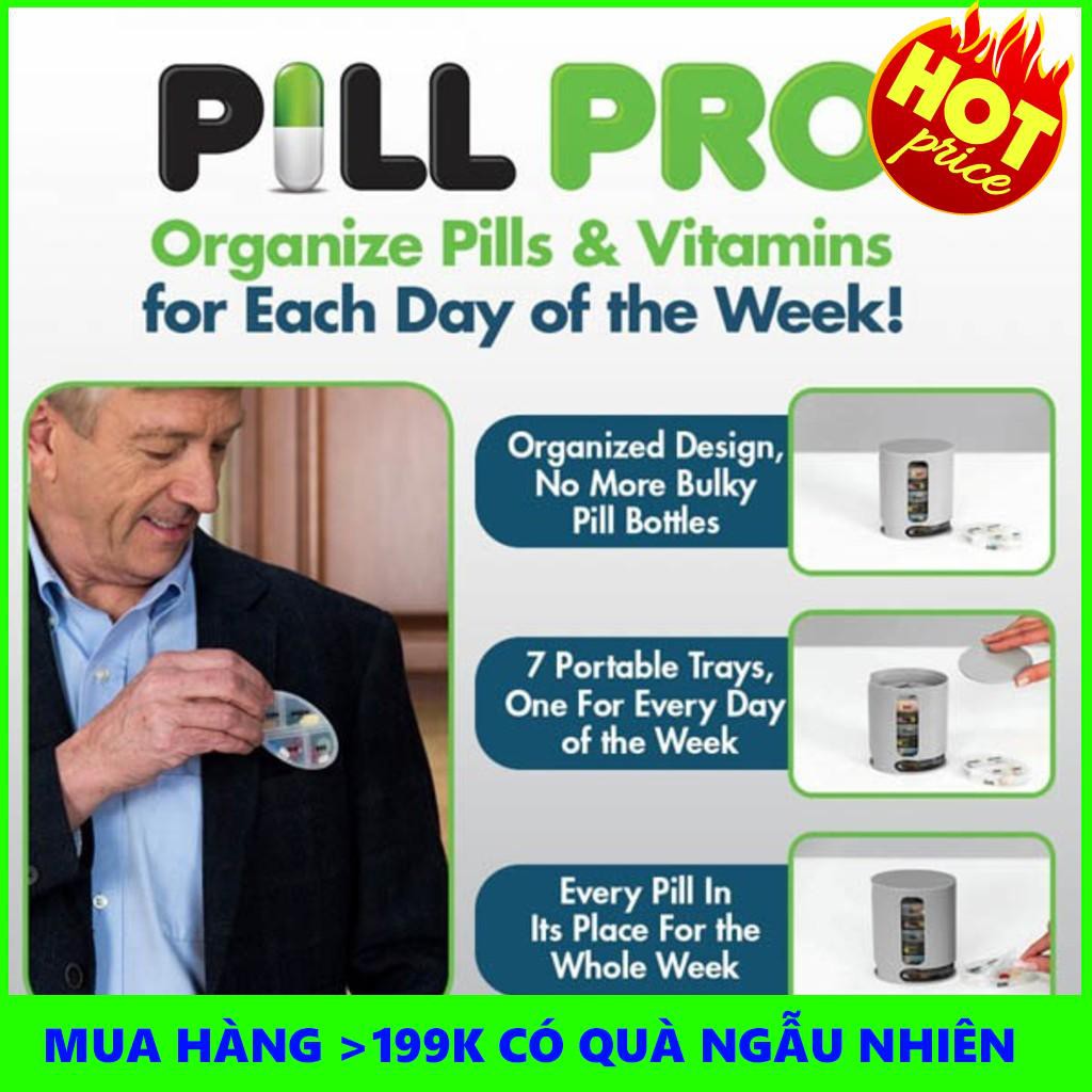 Hộp chia thuốc 7 ngày thông minh Pill pro | TẠI HÀ NỘI