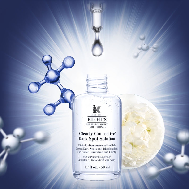 Tinh Chất Giúp Trắng Da, Mờ Thâm - Kiehl’s Clearly Corrective Dark Spot Solution 50ml