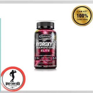 Hydroxycut | Muscletech Hydroxycut Hardcore Elite Viên Uống Hỗ Trợ Đốt Mỡ Giảm Cân 110v - Chính Hãng WHEYSINHVIEN.COM