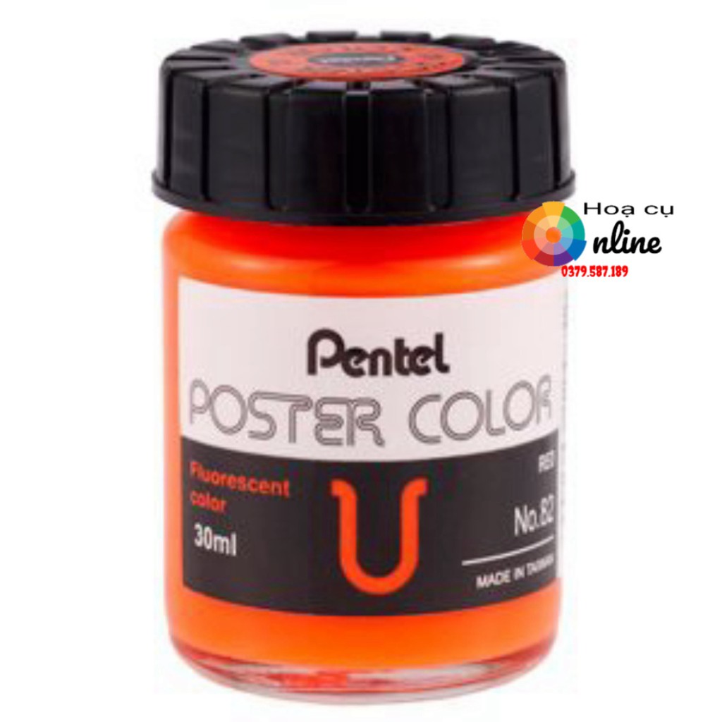 Màu Poster Color Pentel Bán Lẻ Hũ 30ml – MÀU CÒN LẠI - Họa cụ online