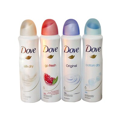 Xịt Khử Mùi Dove Go Fresh 150ml