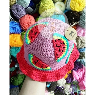 Mũ len vành [crochet] xinh yêu 🍬💛💙