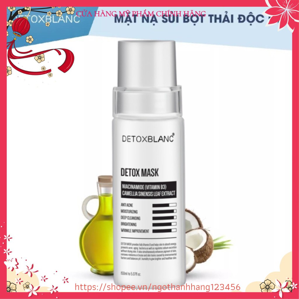 🔥🔥🔥MẶT NẠ THẢI ĐỘC TỐ DETOX MASK DETOX BLANC CAO CẤP🔥🔥🔥