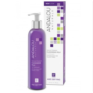 Sữa rửa mặt andalou naturals apricot probiotic cleansing milk 178ml