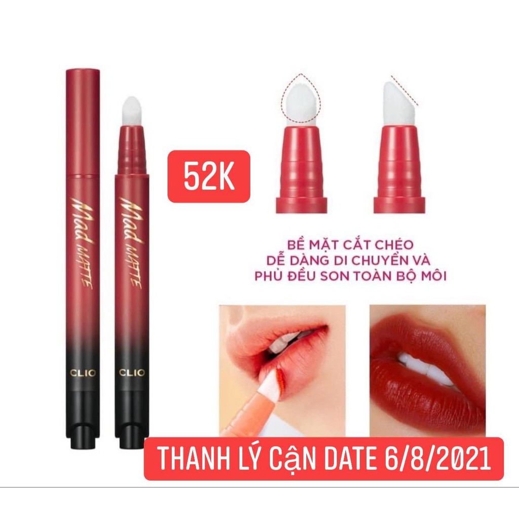 [THANH LÝ EXP 8/2021] Son môi Clio Mad Matte | BigBuy360 - bigbuy360.vn